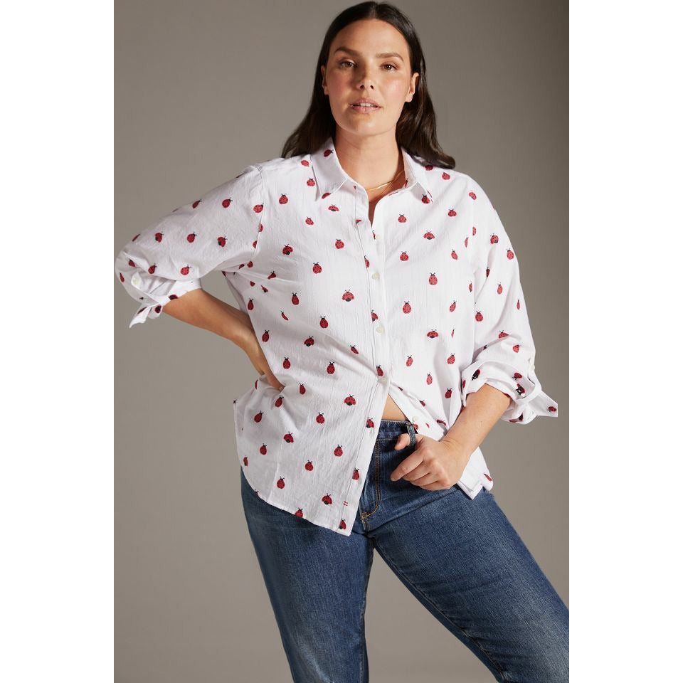 Anthropologie Maeve Classic Button-Down