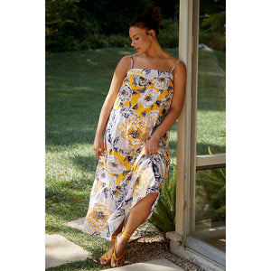 Maeve Brittany Multi-Tiered Maxi Dress