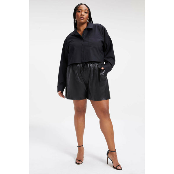 Kourt Faux Leather Mini Skirt • Shop American Threads
