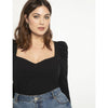 Eloquii Puff Shoulder Sweetheart Tee