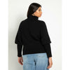 Eloquii Tall Cuff Turtleneck Puff Sleeve Sweater