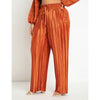 Drawstring Plisse Pant