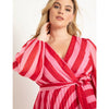 Eloquii Full Sleeve Wrap Dress