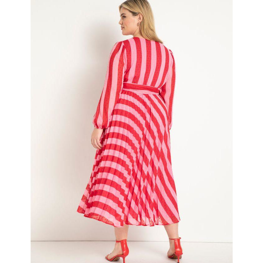 Eloquii Full Sleeve Wrap Dress