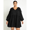 Shirred Mini Dress