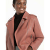 Eloquii Faux Leather Moto Jacket