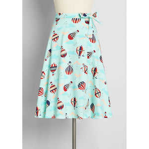 ModCloth Feels Like Soaring Wrap Skirt