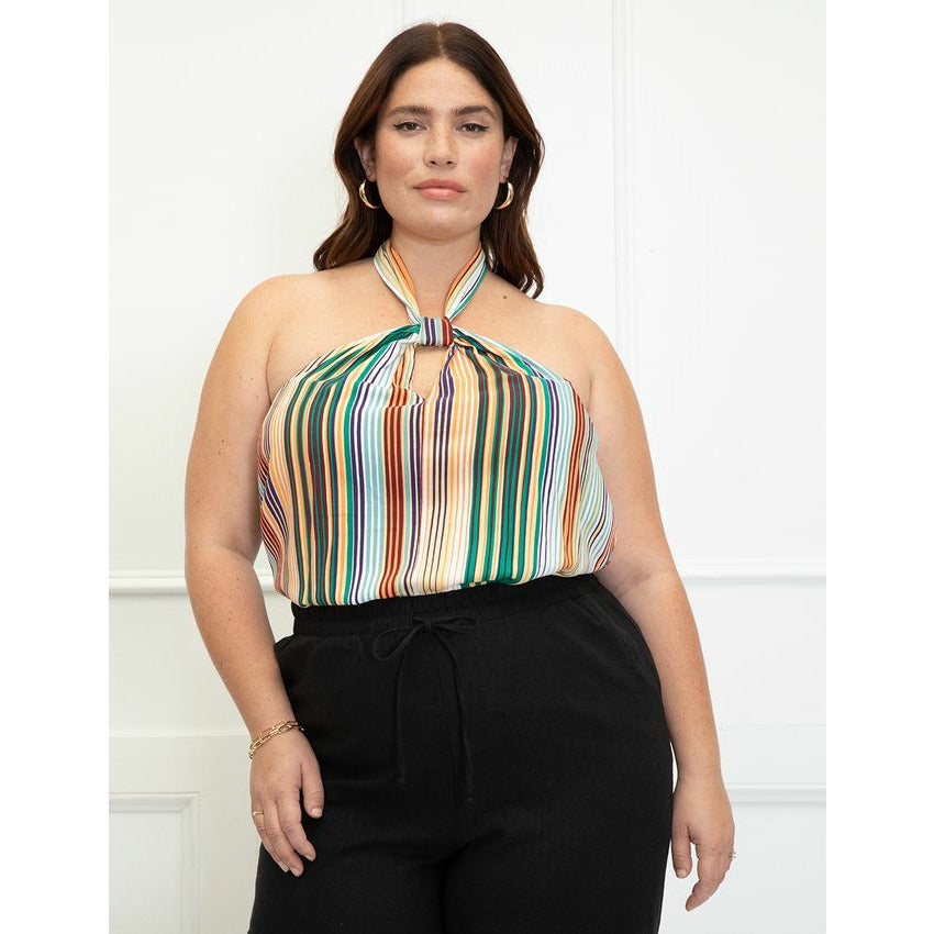 Eloquii Elements Halter Neck Top