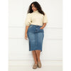 Denim Midi Skirt
