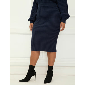Sweater Column Skirt