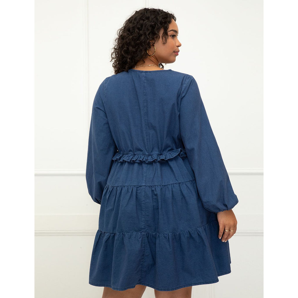 Easy Tiered Dress with Ruffle