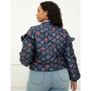 Quilted Bomber Jacket