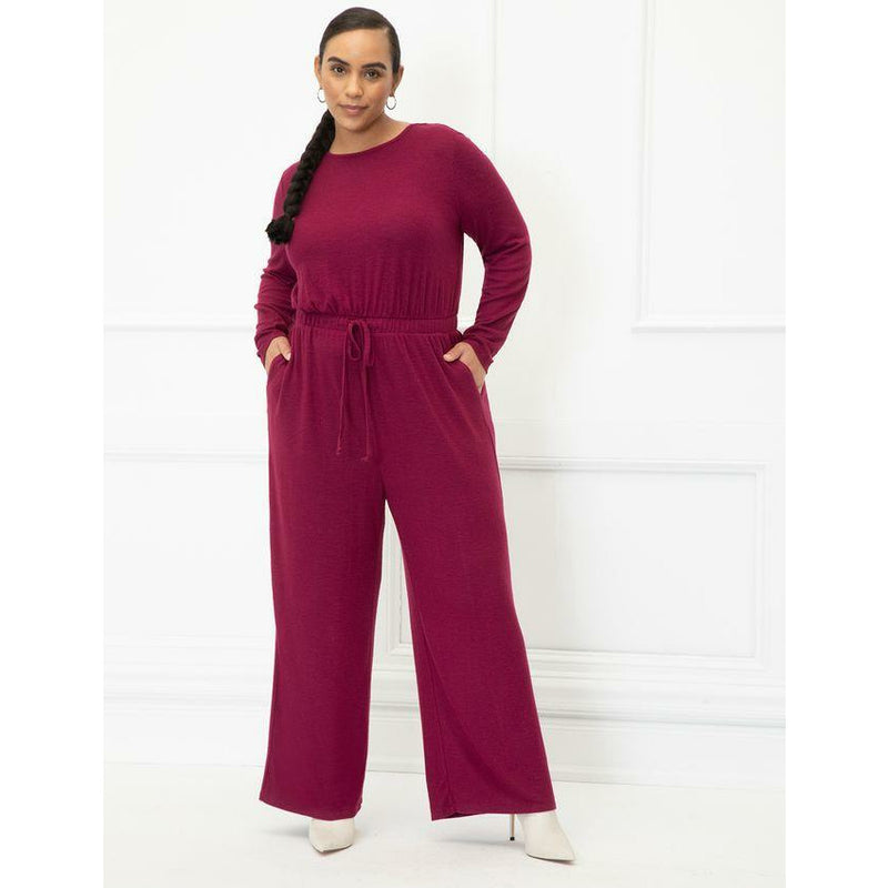 ELOQUII Elements Wide Leg Jumpsuit