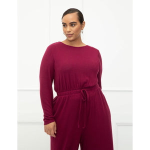 ELOQUII Elements Wide Leg Jumpsuit