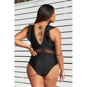 Cupshe Ruffle Plunge One Piece