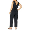 The Drop Sleeveless Wrap Jumpsuit