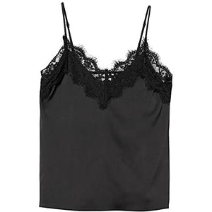 The Drop Natalie V-Neck Lace Trimmed Camisole