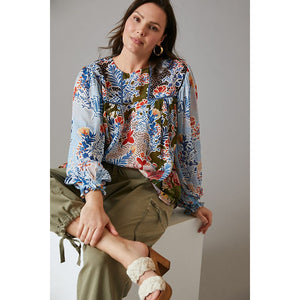 Bl-nk Miranda Peasant Blouse