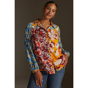 Maeve Contrast Buttondown