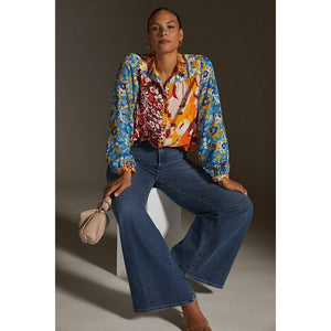 Maeve Contrast Buttondown