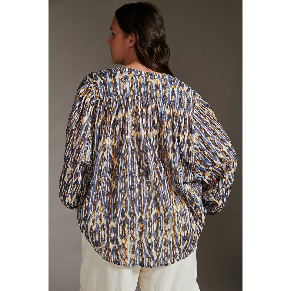 Pilcro Printed Batwing Blouse