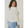 Anthropologie Maeve Embroidered Sweater