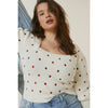 Anthropologie Maeve Embroidered Sweater