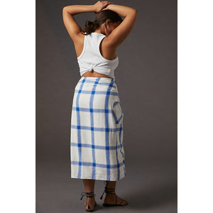 Maeve Asymmetric Wrap Skirt