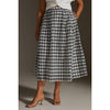 Maeve Plaid Circle Midi Skirt