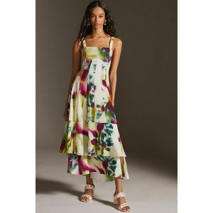 By Anthropologie Tiered Maxi Dress