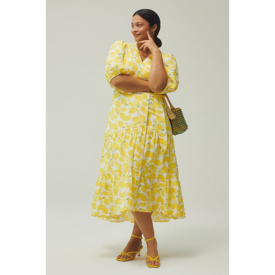 Anthropologie online lemon dress