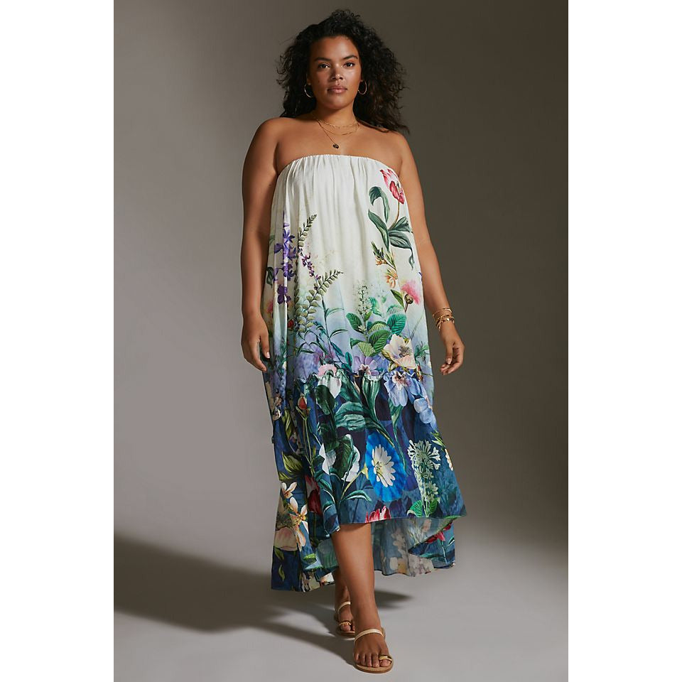 Strapless Maxi Dress – The Curvy Shop