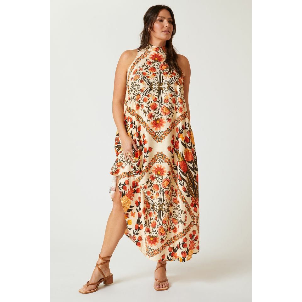 Anthropologie Farm Rio Halter Maxi Dress