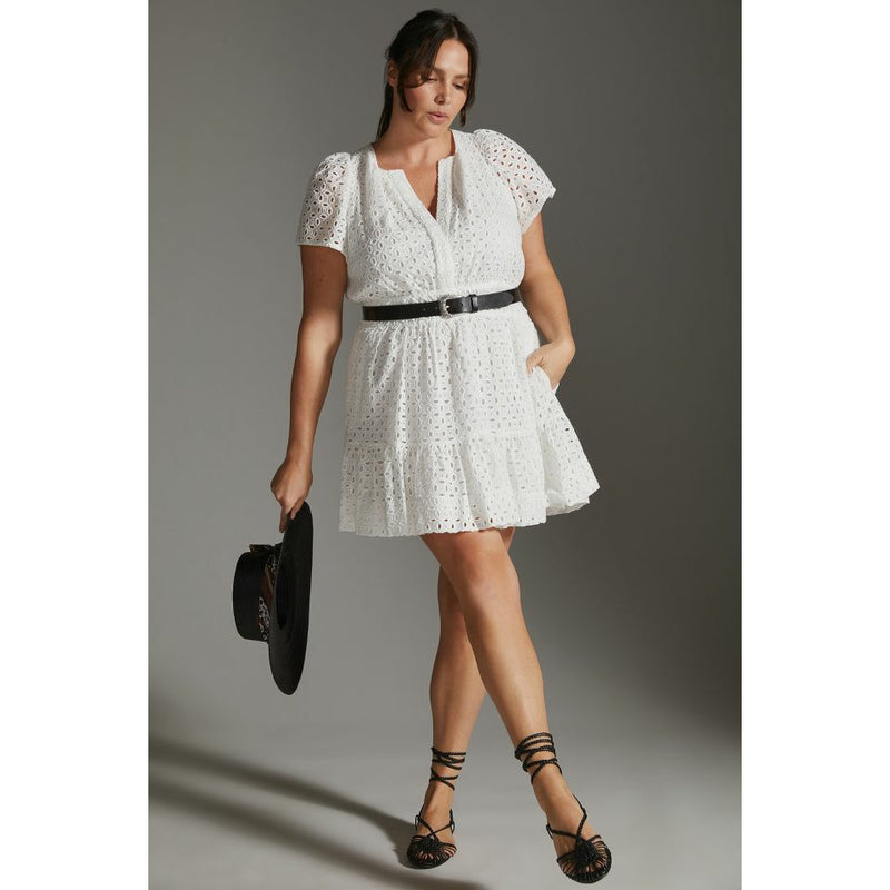 Anthropologie Somerset Eyelet Mini Dress