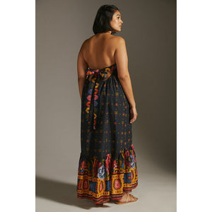 Farm Rio Embroidered Maxi Dress