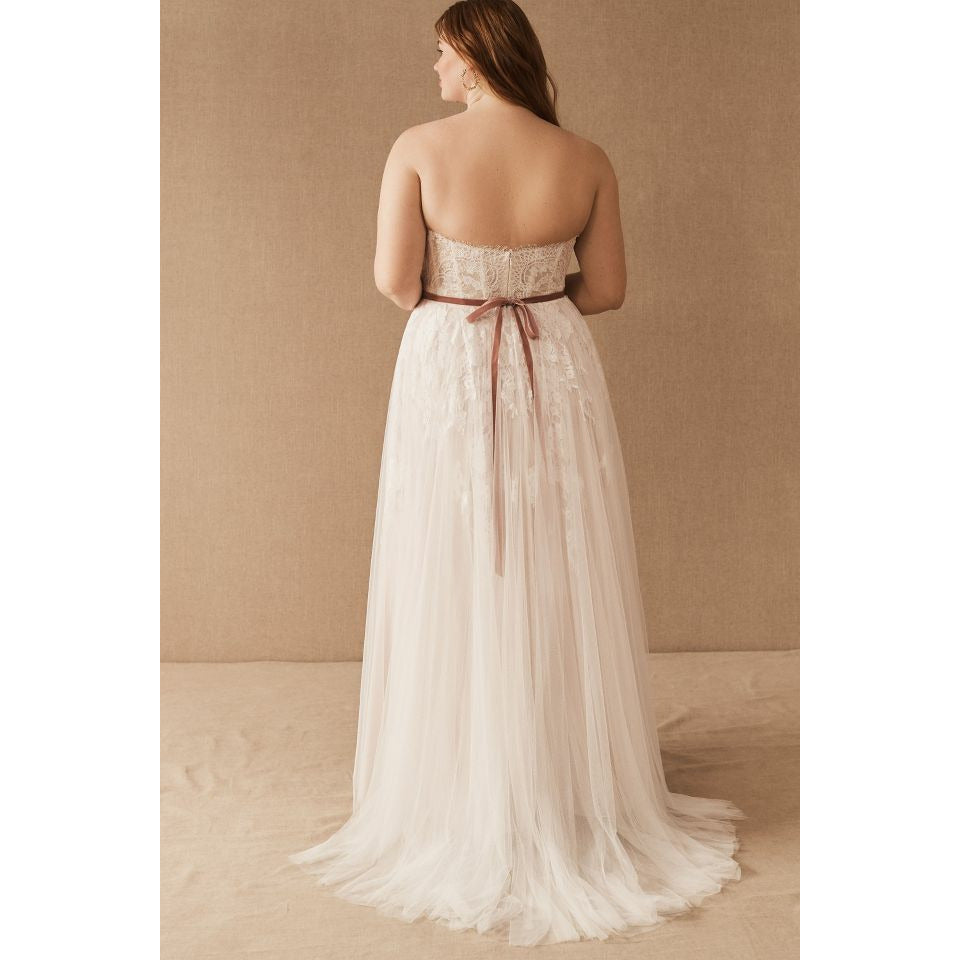 Anthropologie Geranium Gown