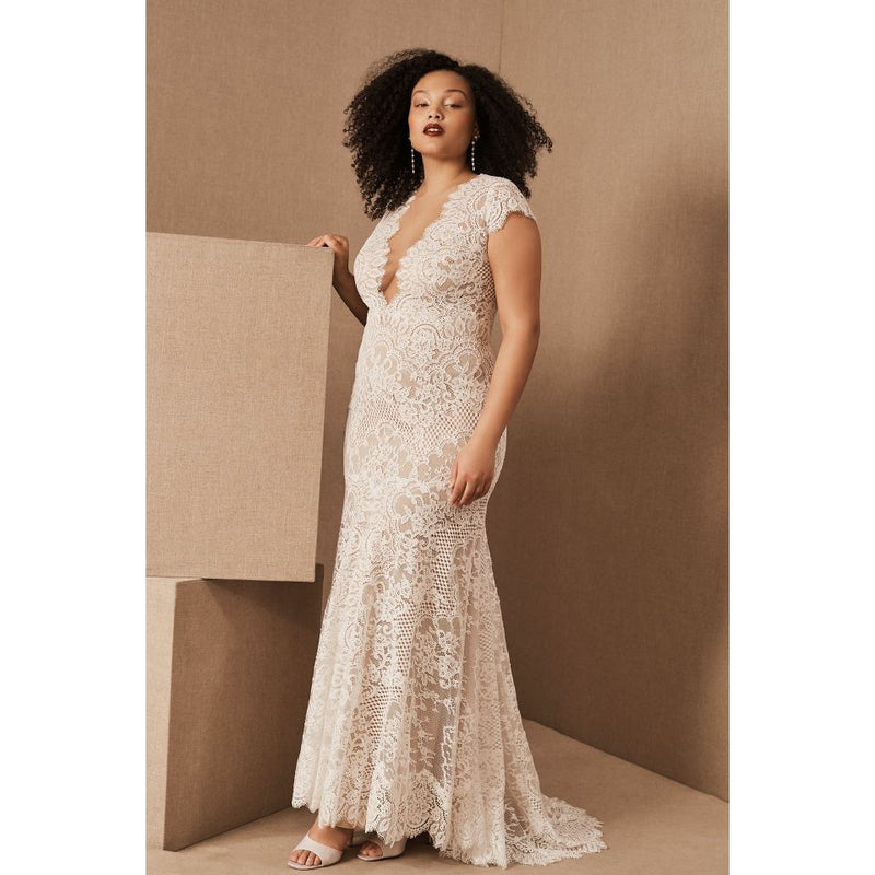 anthropologie long formal dresses BHLDN Long-Sleeve Beaded Maxi Dress