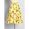 ModCloth Through Fields of Marigold Belted Swing Skirt