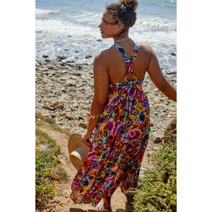 Anthropologie Printed Maxi Cover-Up Dress