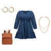 Easy Tiered Dress with Ruffle