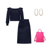 Sweater Column Skirt