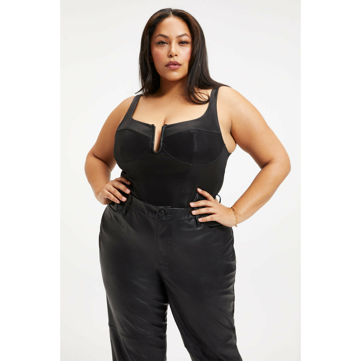 Good American Better Than Leather Corset – The Curvy Shop