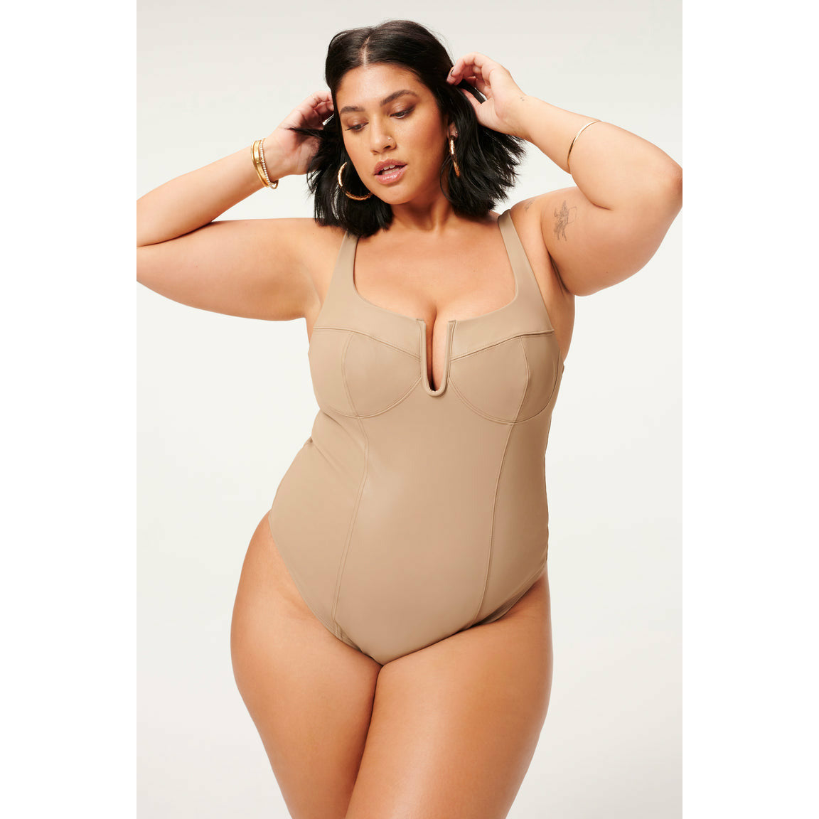Good American Better Than Leather Corset The Curvy Shop