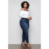 Good American Good Legs | Crop BLUE260 Wash