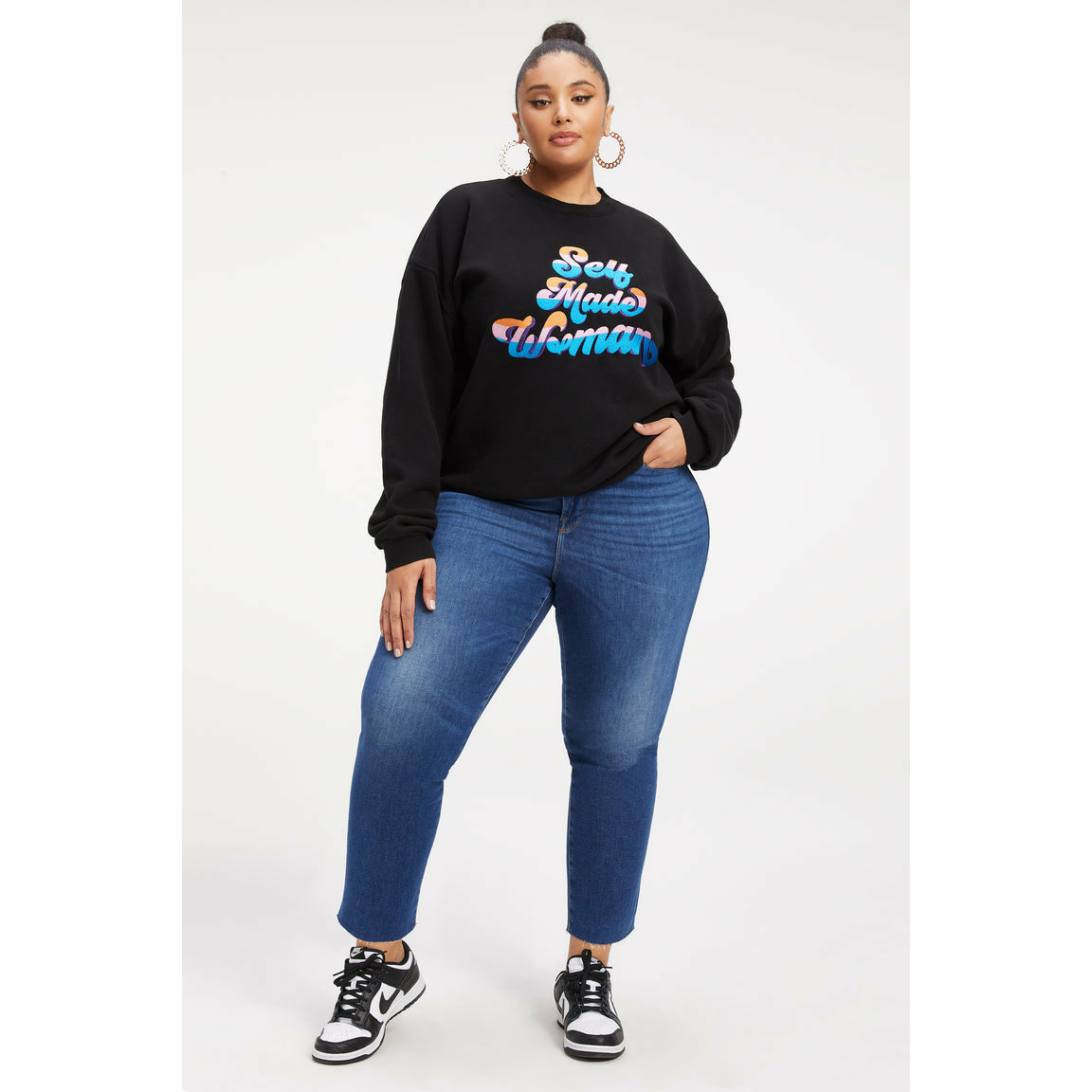 Good American The B Project CEO Sweatshirt The Curvy Shop