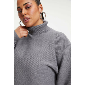 Good American Forever Cropped Turtleneck