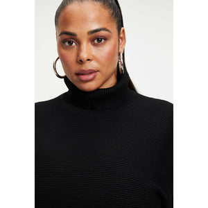 Good American Forever Cropped Turtleneck