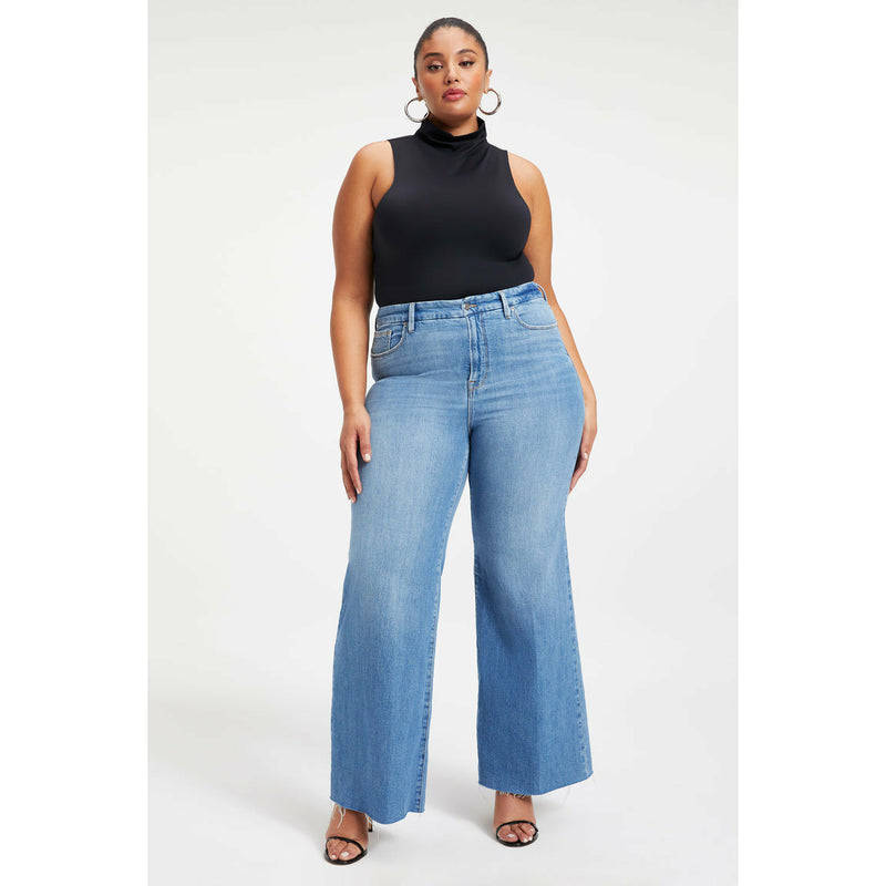 Good American Good Waist Palazzo Jeans