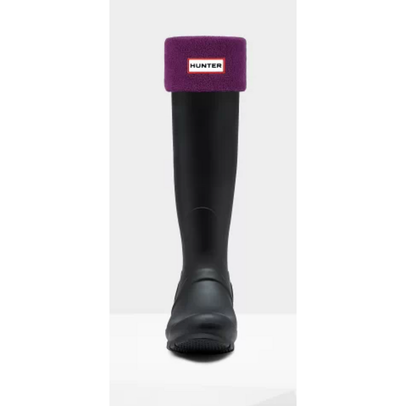Hunter welly best sale socks black