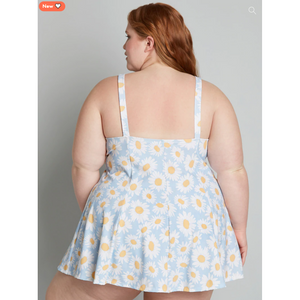 ModCloth Splash of Daisies One-Piece Swimsuit